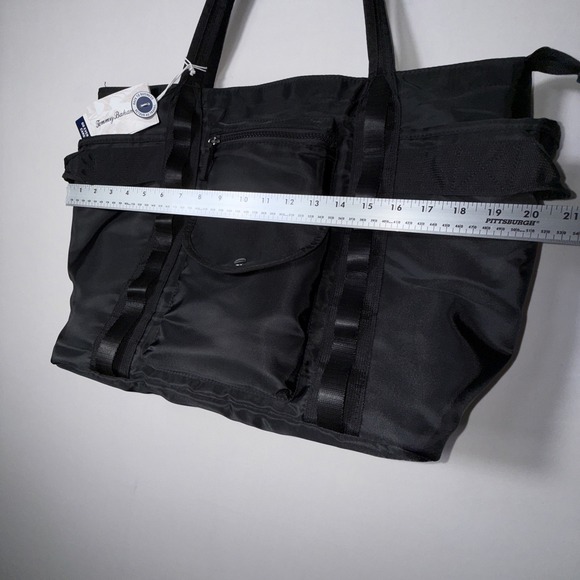 Tommy Bahama Go Everywhere Cargo Tote Travel Bag Black - Picture 10 of 10